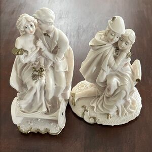 Vintage Charming Porcelain Couple Figurines set, 5.5 inch